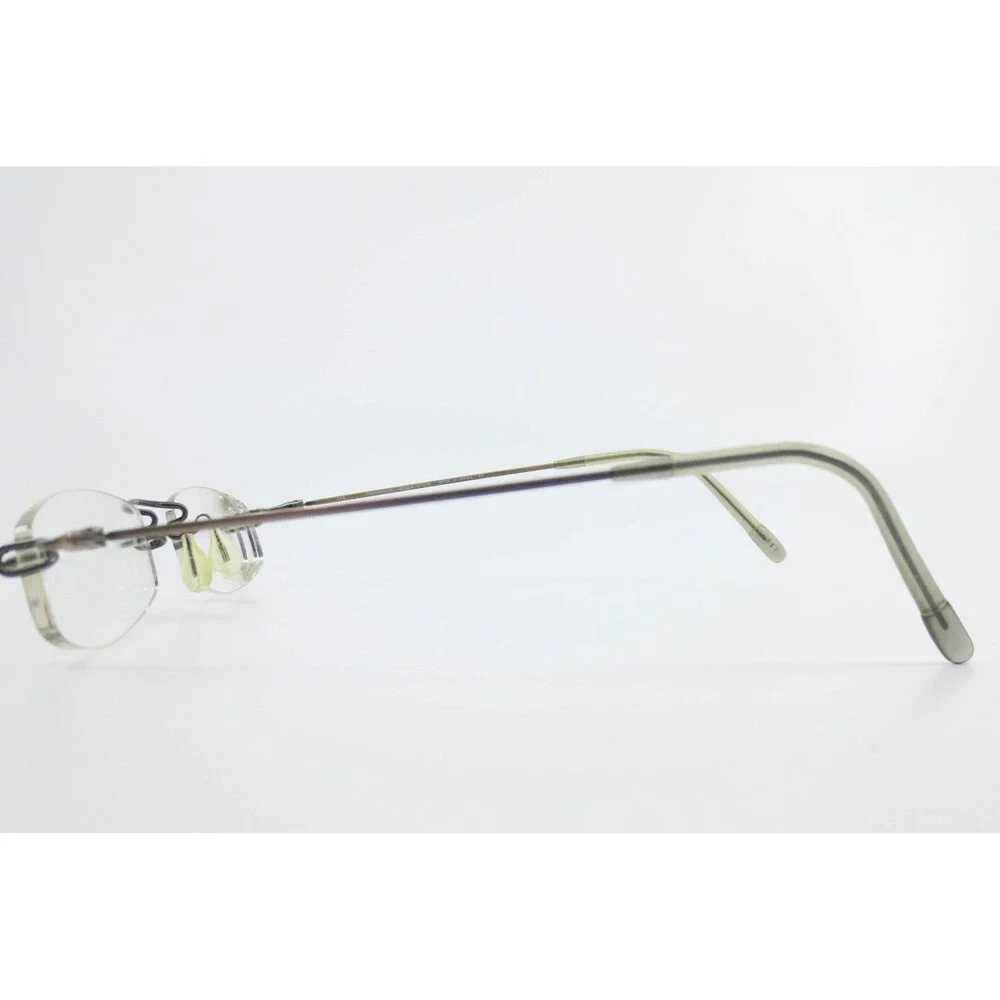 Kazuo Kawasaki MP-631 L-lug B-Titan Gray Rimless Eyeglasses Frames Japan 140mm